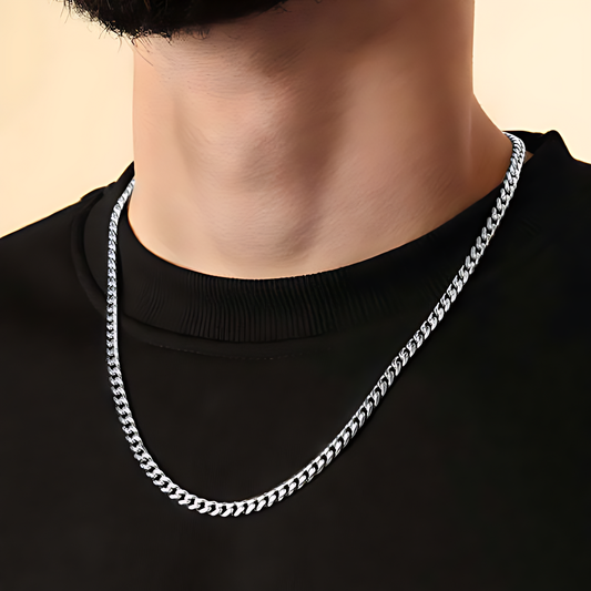Cuban silver chain